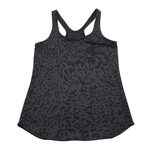 Athletic Tank Top By Lululemon In Black & Grey, Size: S