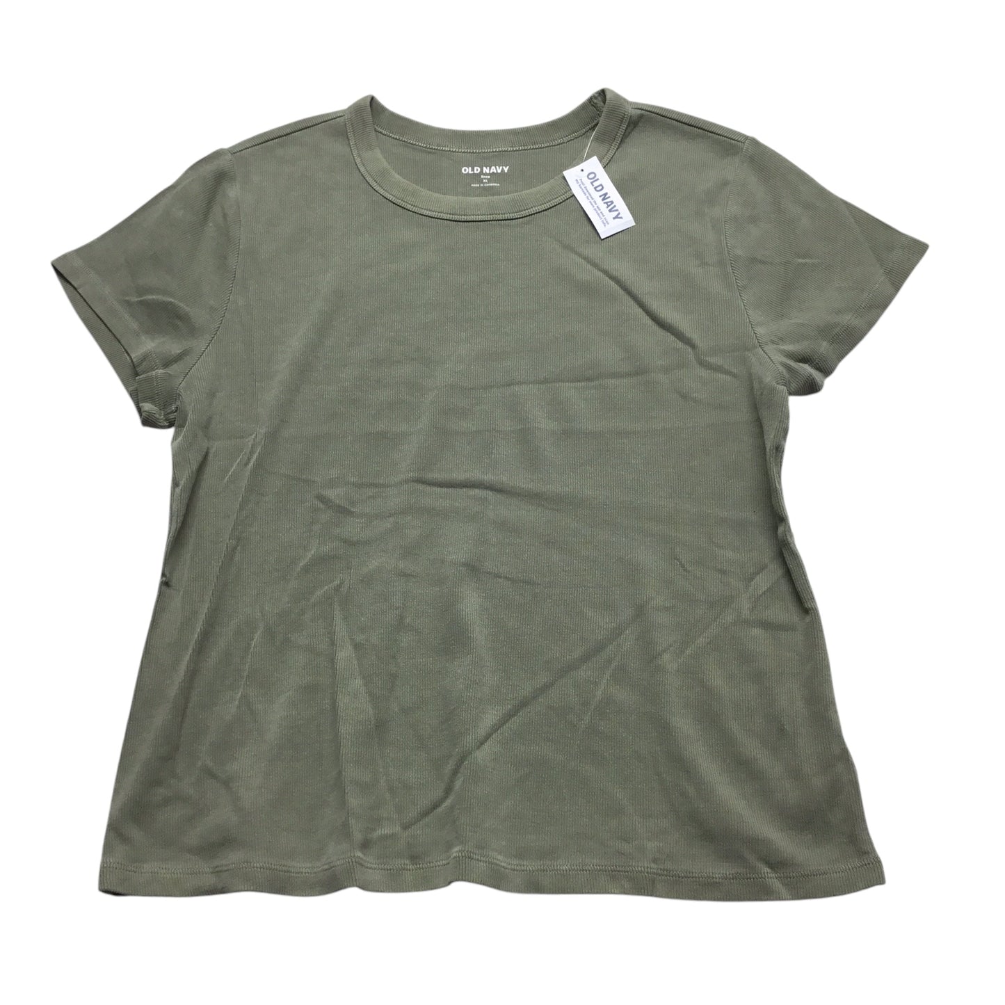 Top Short Sleeve Basic By Old Navy In Gold, Size: Xl