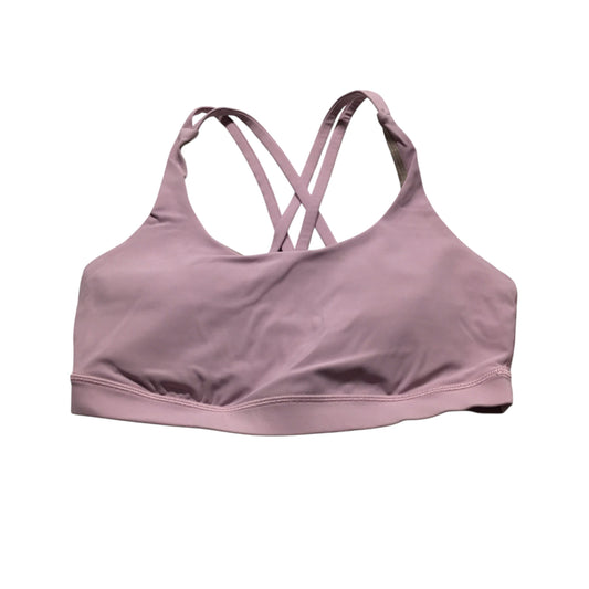 Athletic Bra By Lululemon In Pink, Size: 10