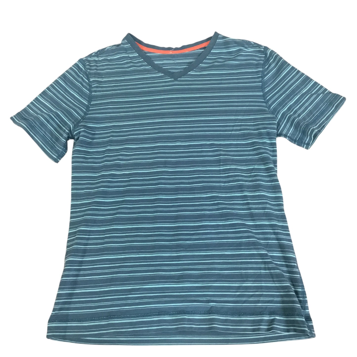 Athletic Top Short Sleeve By Lululemon In Teal, Size: M