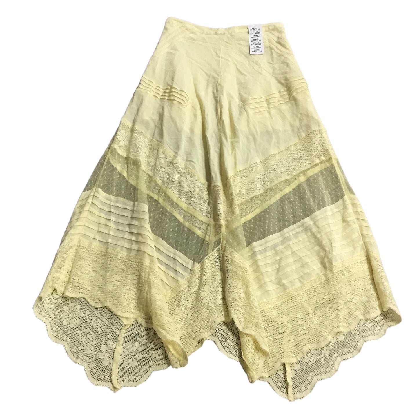 Skirt Maxi By Urban Outfitters In Yellow, Size: Xs