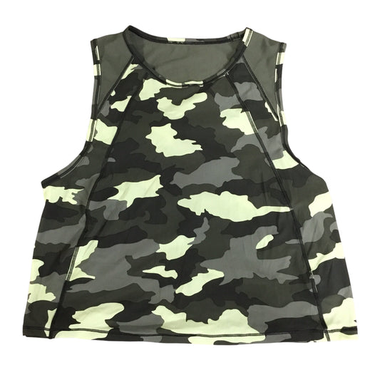 Athletic Tank Top By Lululemon In Camouflage Print, Size: M