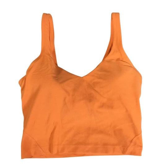 Athletic Tank Top By Lululemon In Orange, Size: 4