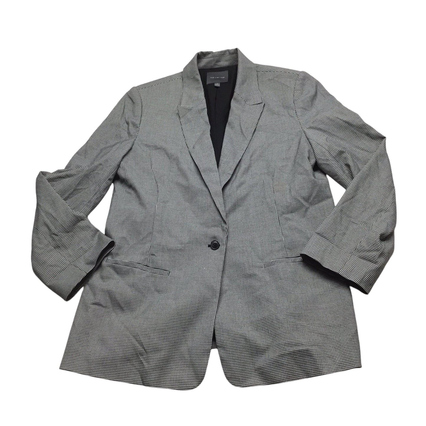 Blazer By Limited In Black & White, Size: 12