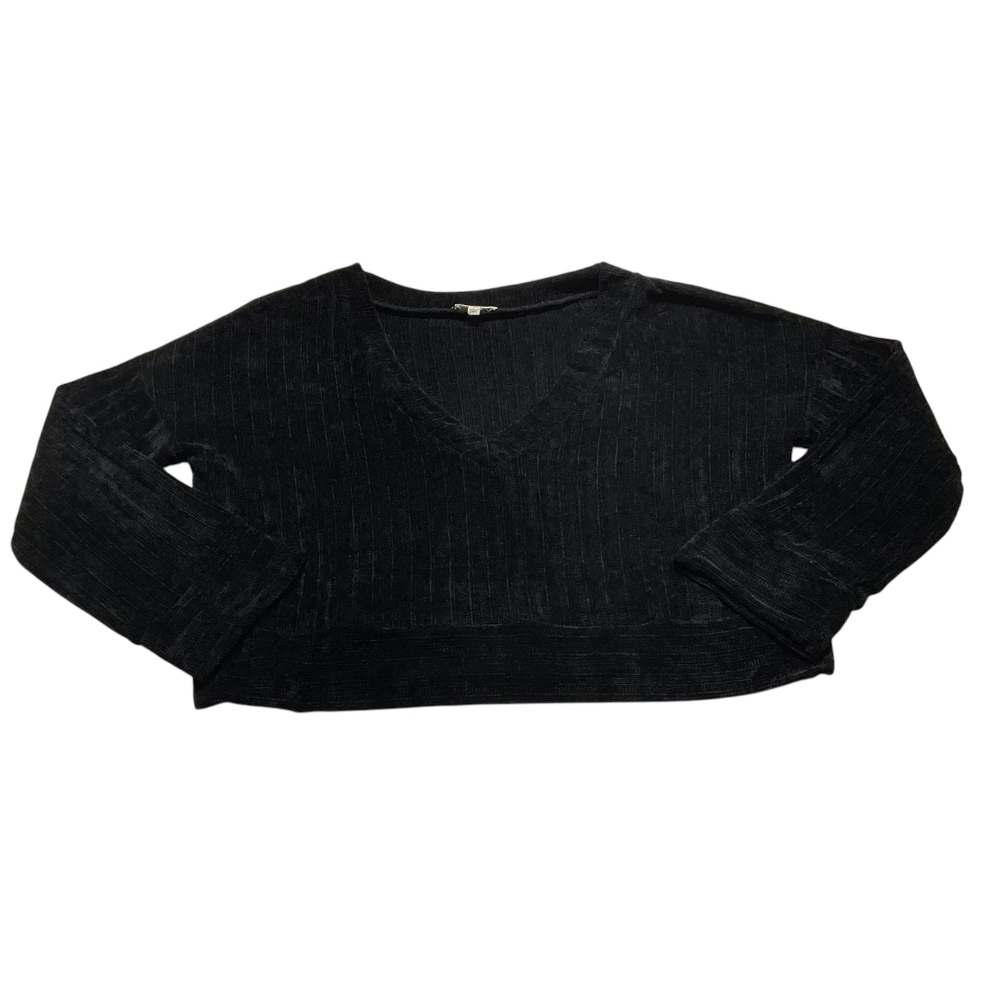 Top Long Sleeve By Entro In Black, Size: L