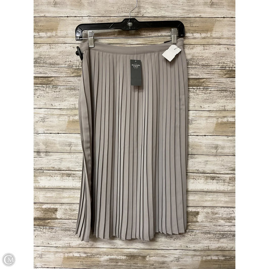 Skirt Midi By Abercrombie And Fitch In Grey, Size: S