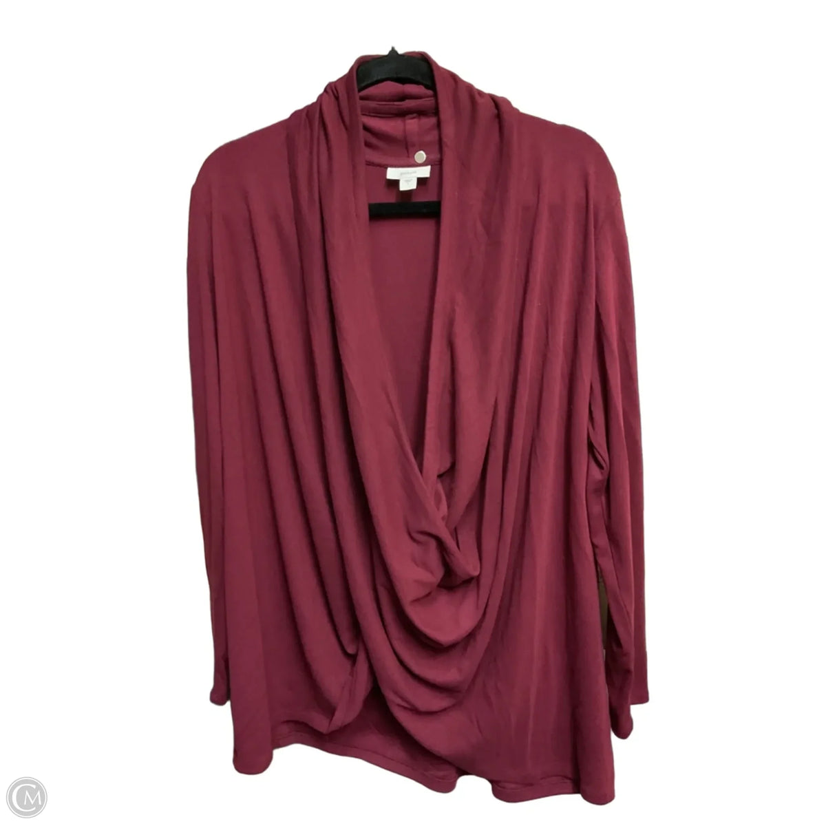 Cardigan By Pure Jill In Red, Size: L