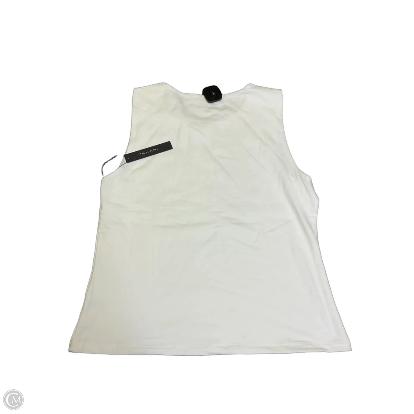 Top Sleeveless By Tahari In White, Size: Xl