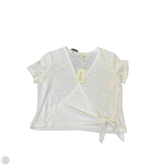 Top Short Sleeve By La Miel In White, Size: S