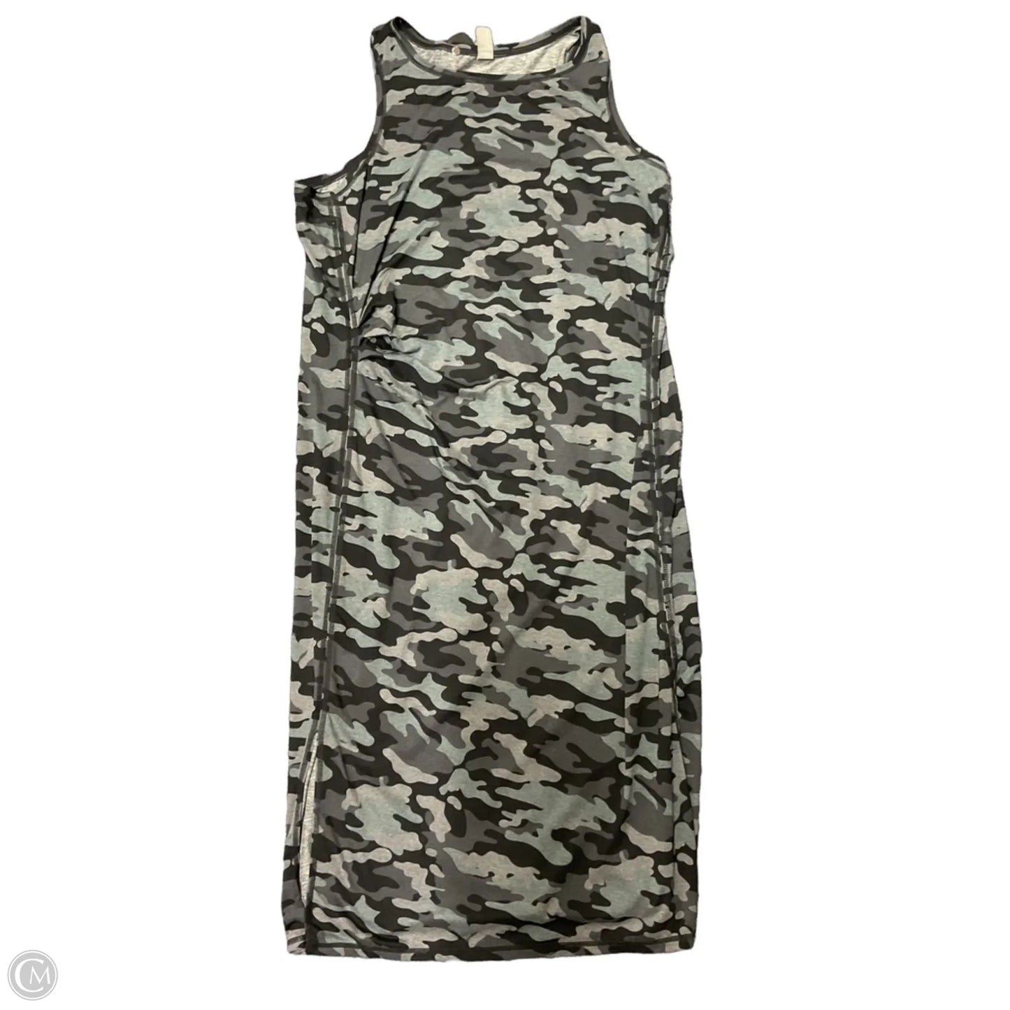 Dress Casual Maxi By Zuda In Black & Grey, Size: 2x