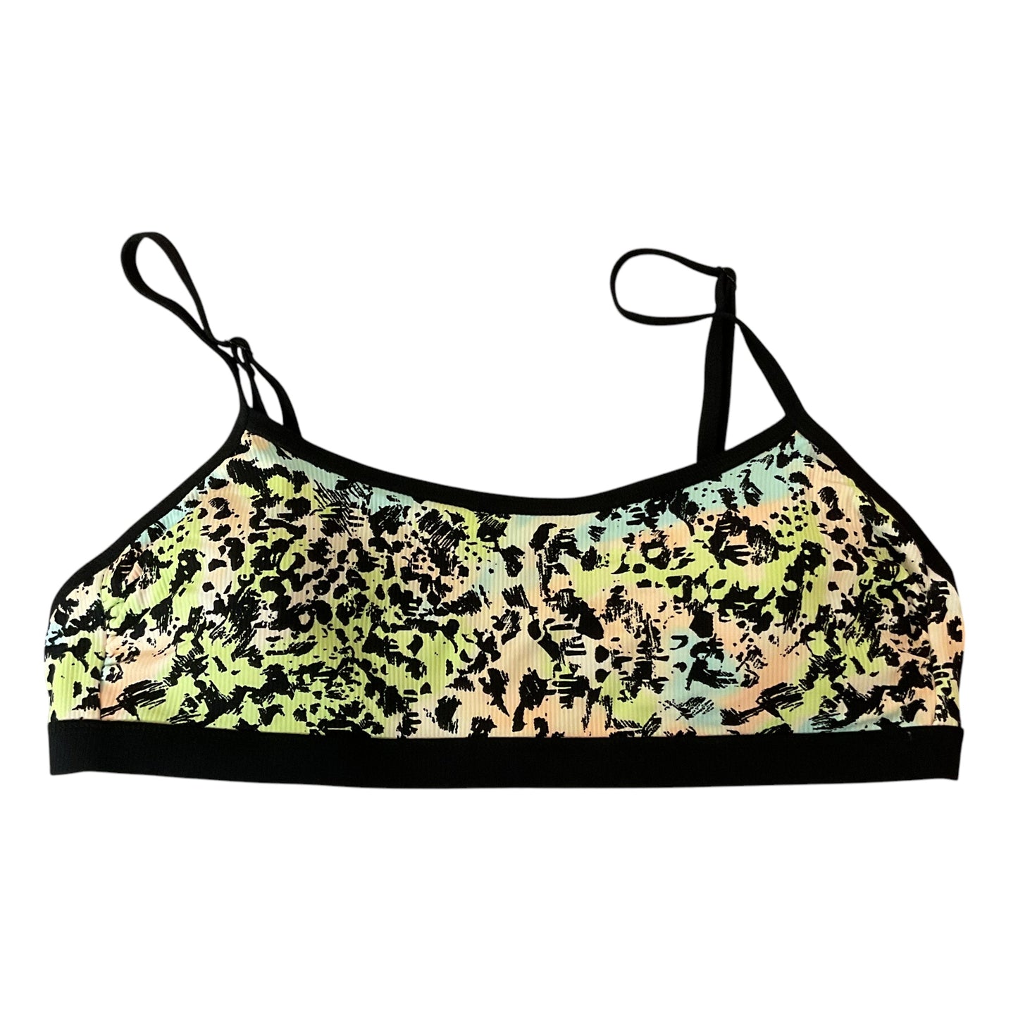 Swimsuit Top By Xhilaration In Multi-colored, Size: L