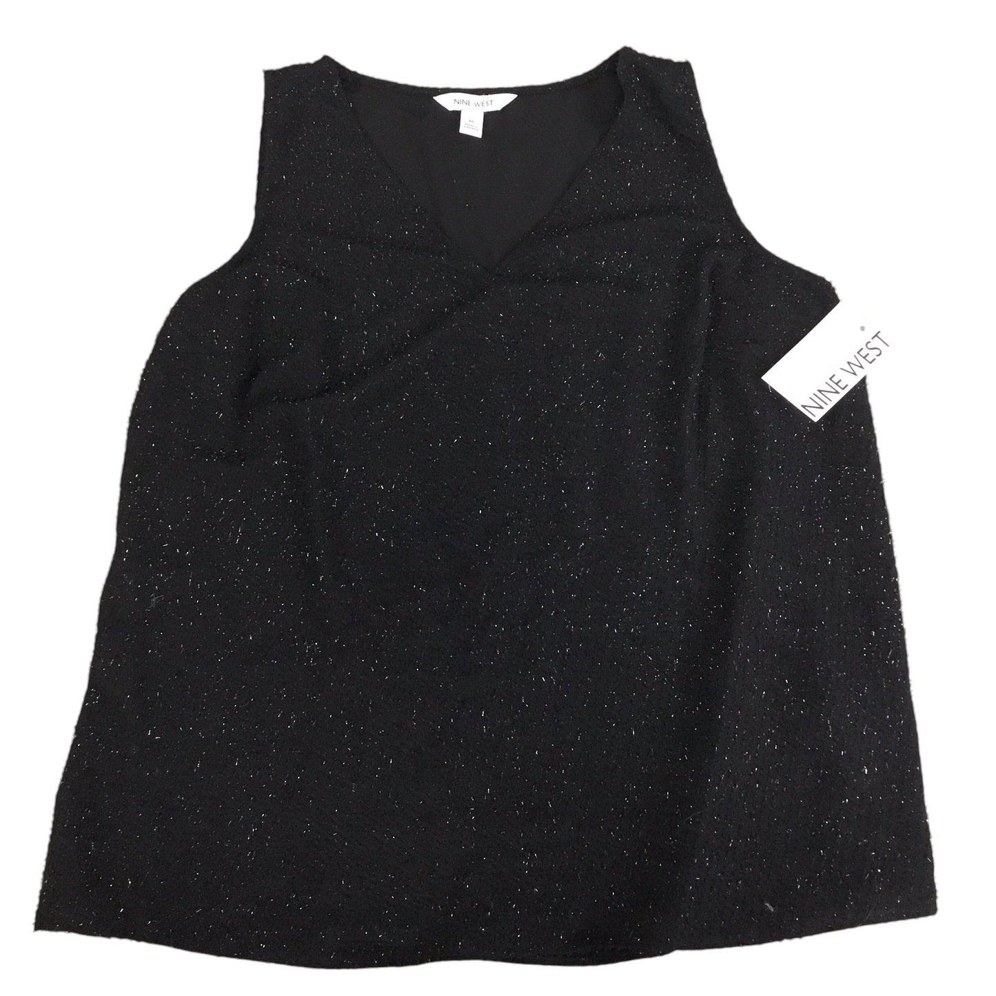 Top Sleeveless By Nine West In Black, Size: M