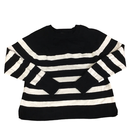 Sweater By Banana Republic In Striped Pattern, Size: M