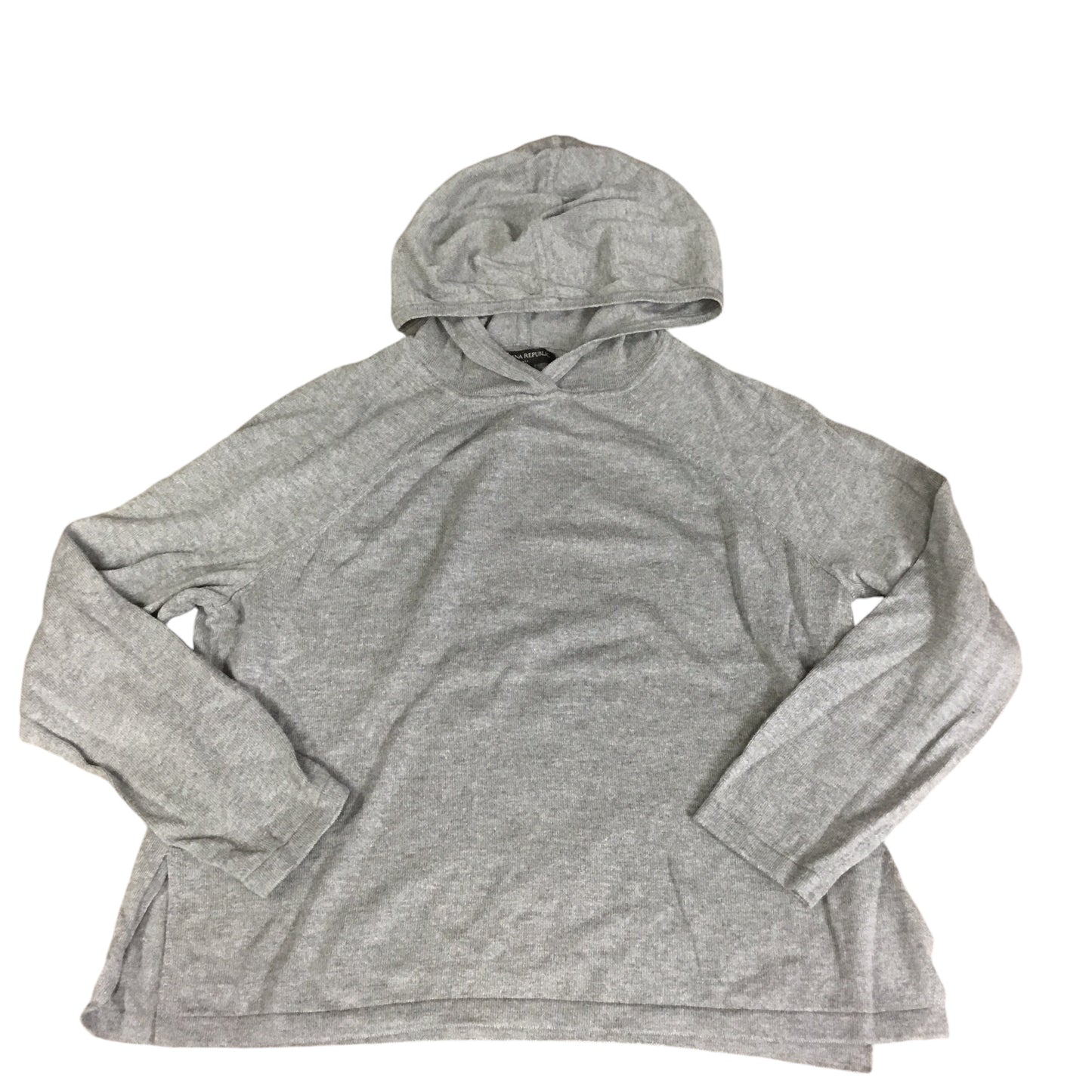 Sweatshirt Hoodie By Banana Republic In Grey, Size: S