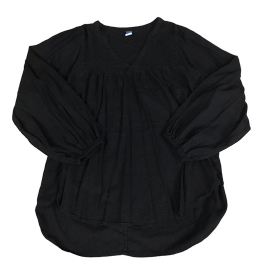 Top Long Sleeve By Old Navy In Black, Size: Xs