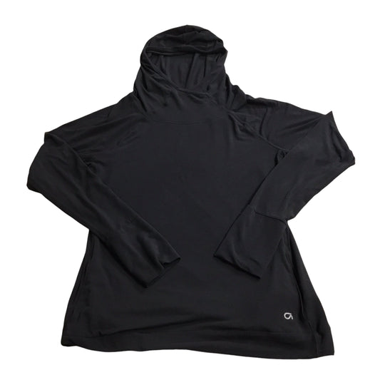 Athletic Top Long Sleeve Hoodie By Gapfit In Black, Size: M