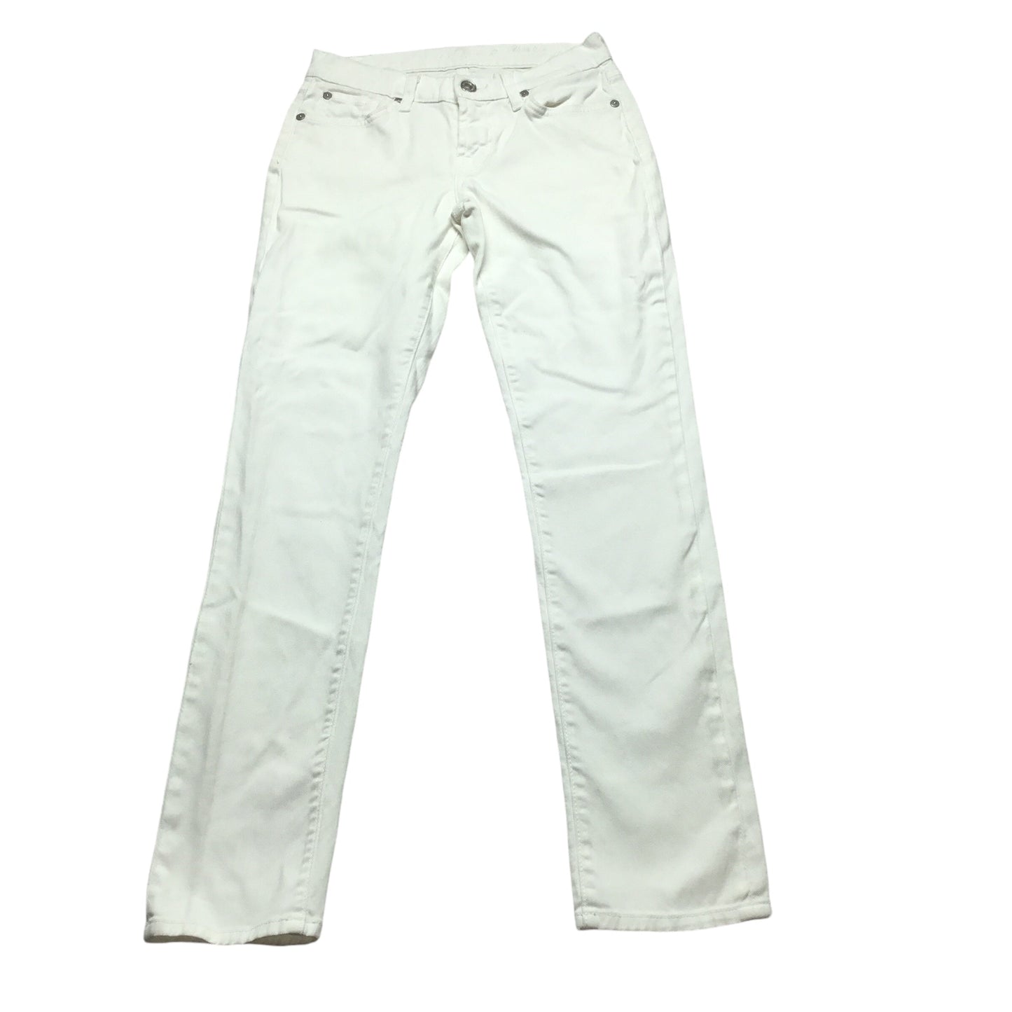 Jeans Skinny By Seven 7 In White, Size: 24