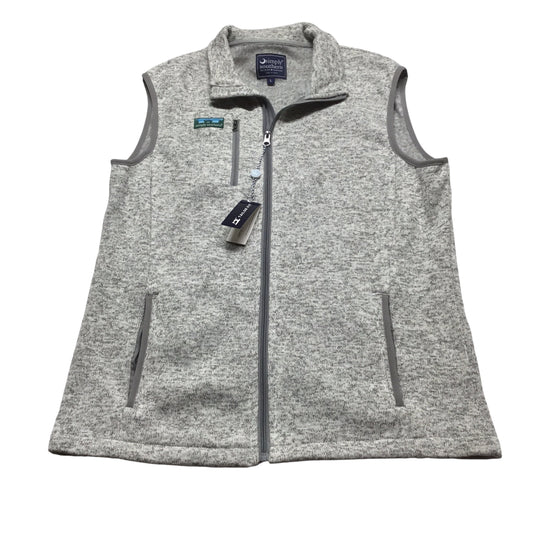 Vest Other By Simply Southern In Grey, Size: L