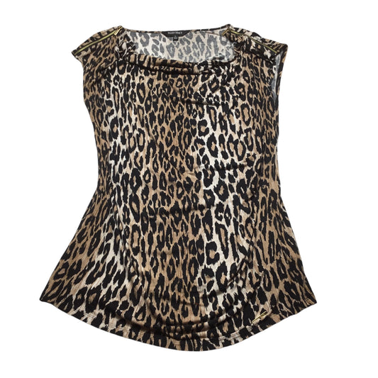 Tunic Sleeveless By Ellen Tracy In Animal Print, Size: L