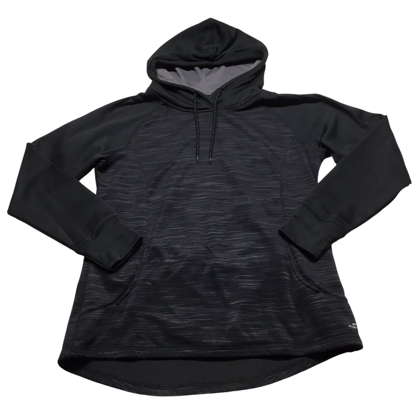 Athletic Sweatshirt Hoodie By Bcg In Black, Size: L