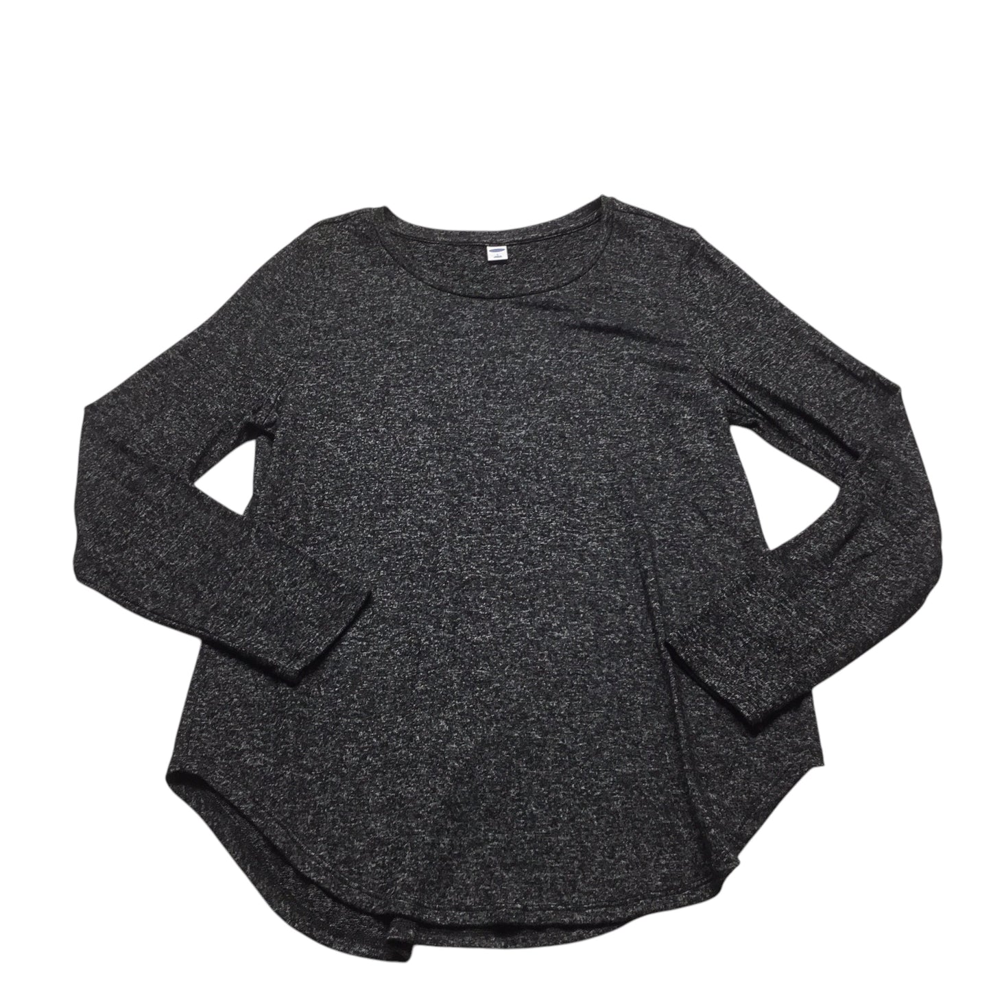 Top Long Sleeve By Old Navy In Black & Grey, Size: L