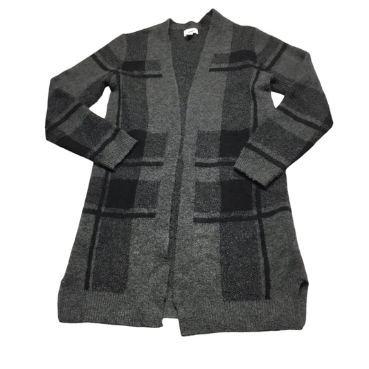 Sweater Cardigan By Old Navy In Black & Grey, Size: S