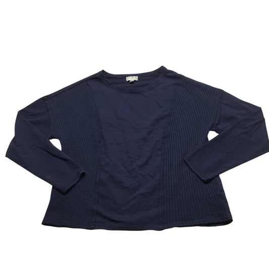 Sweatshirt Crewneck By Wonderly In Navy, Size: M