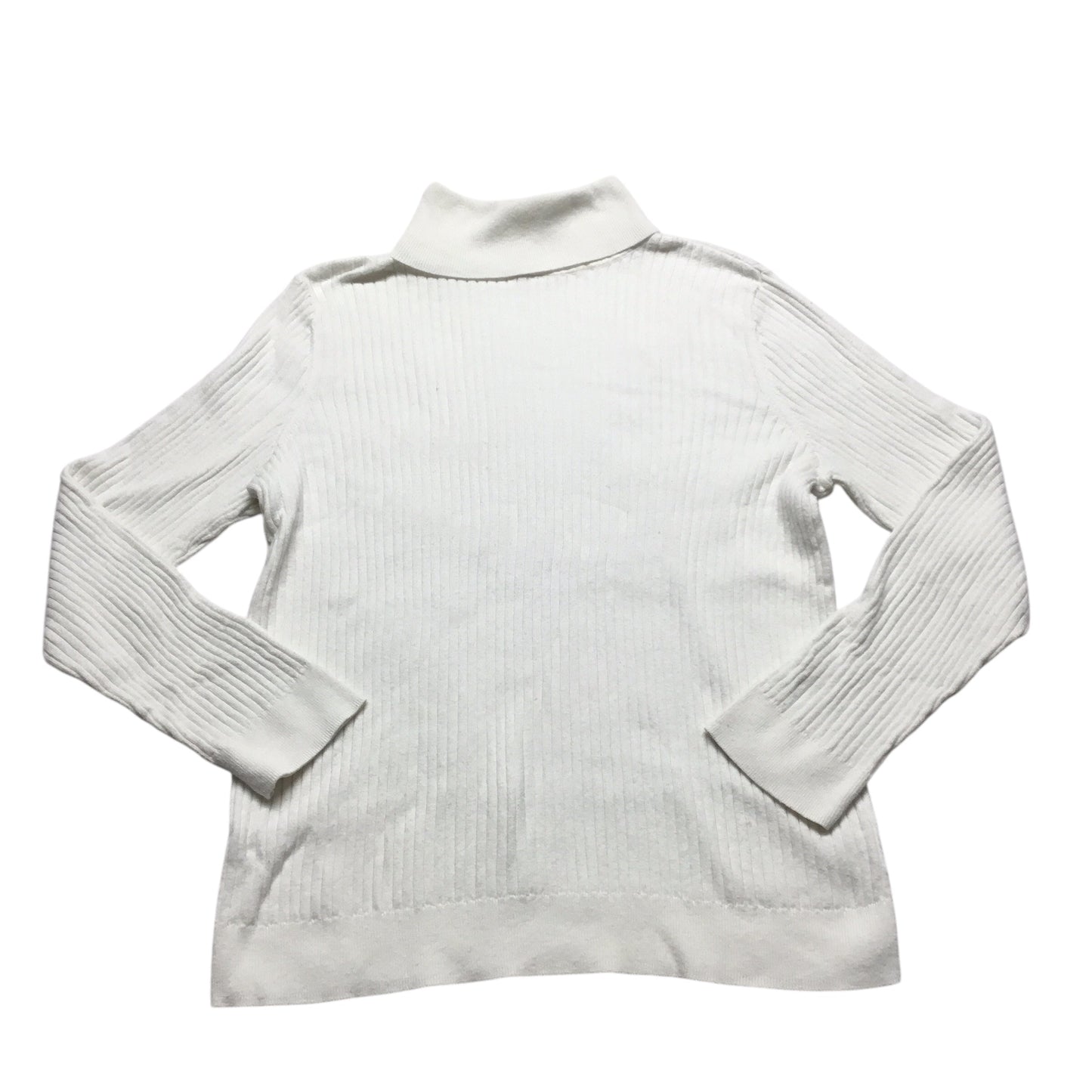 Sweater By Talbots In White, Size: Xl