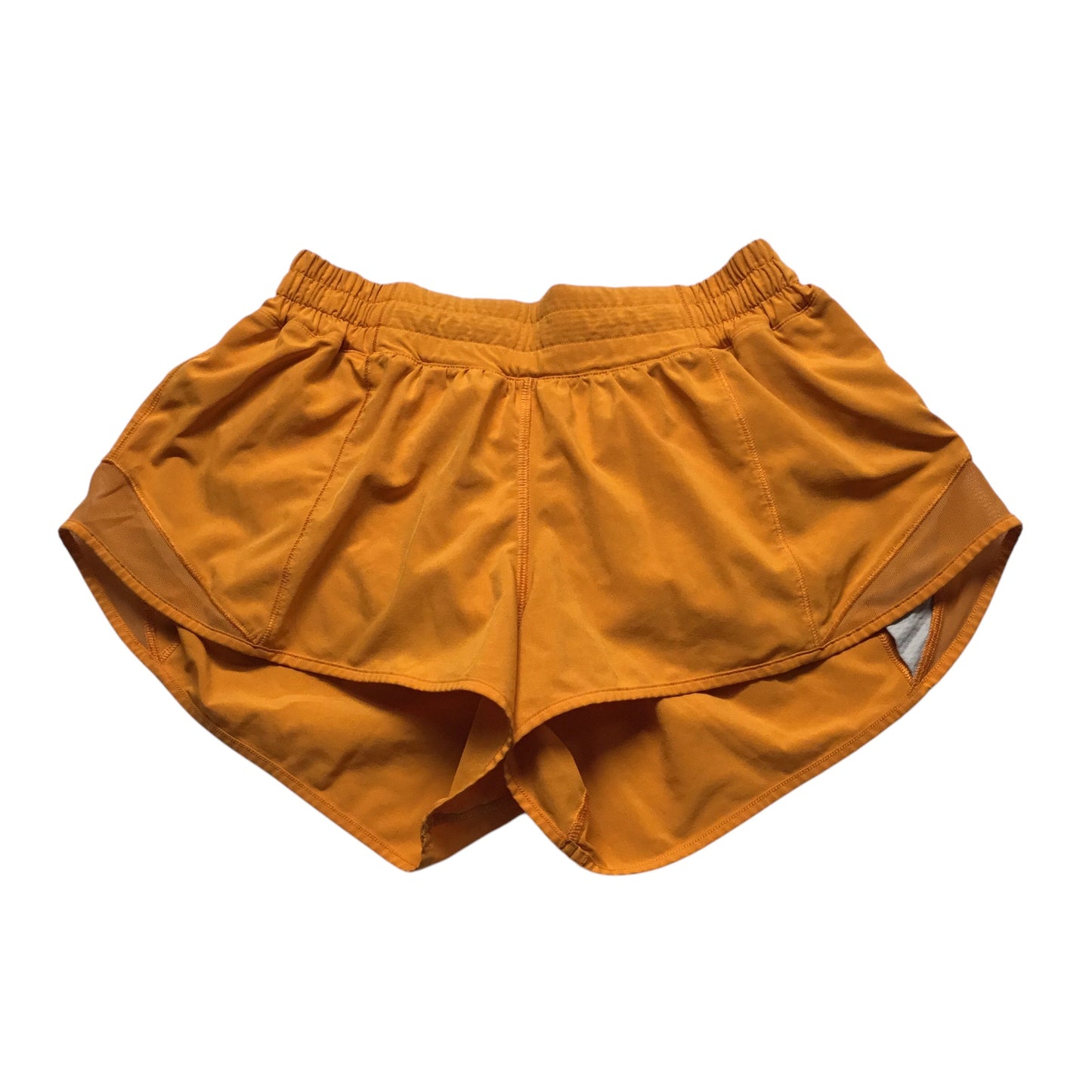 Athletic Shorts By Lululemon In Orange, Size: 6