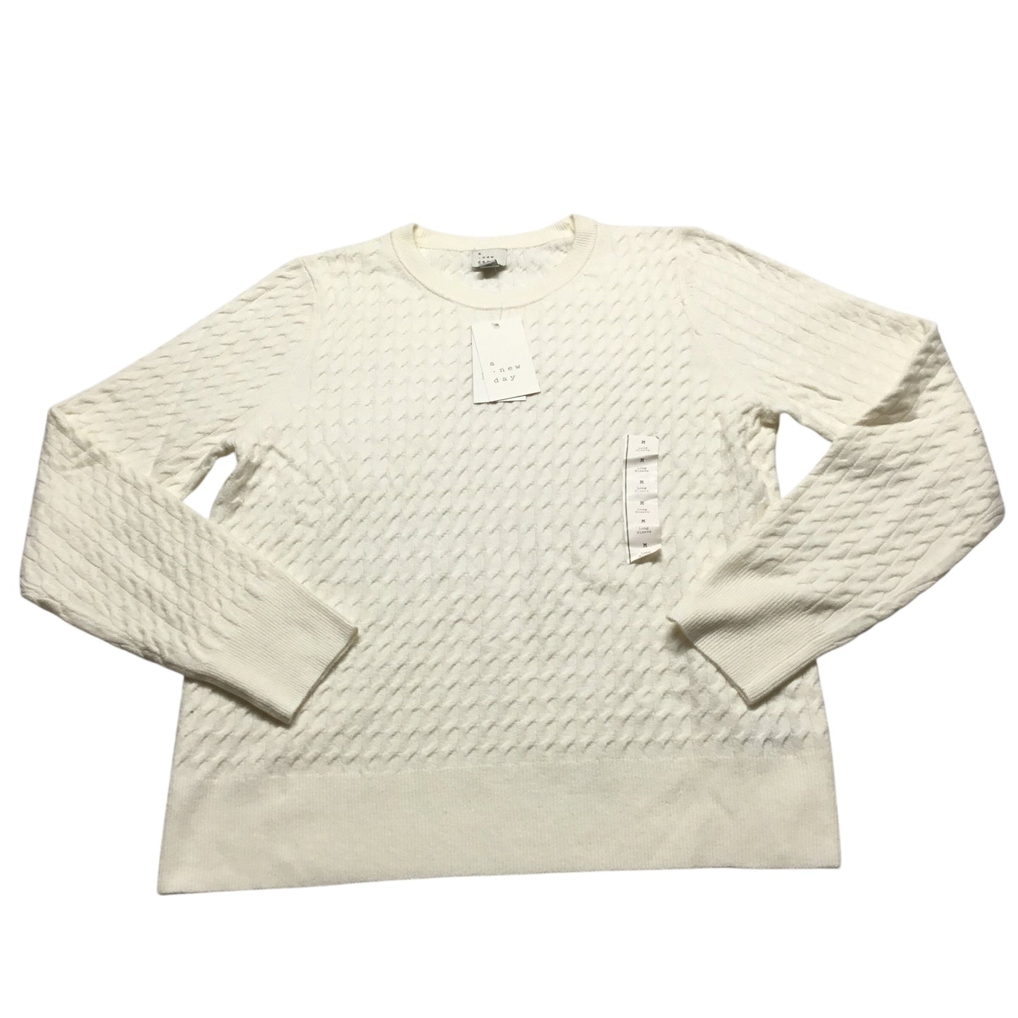 Sweater By A New Day In Cream, Size: M