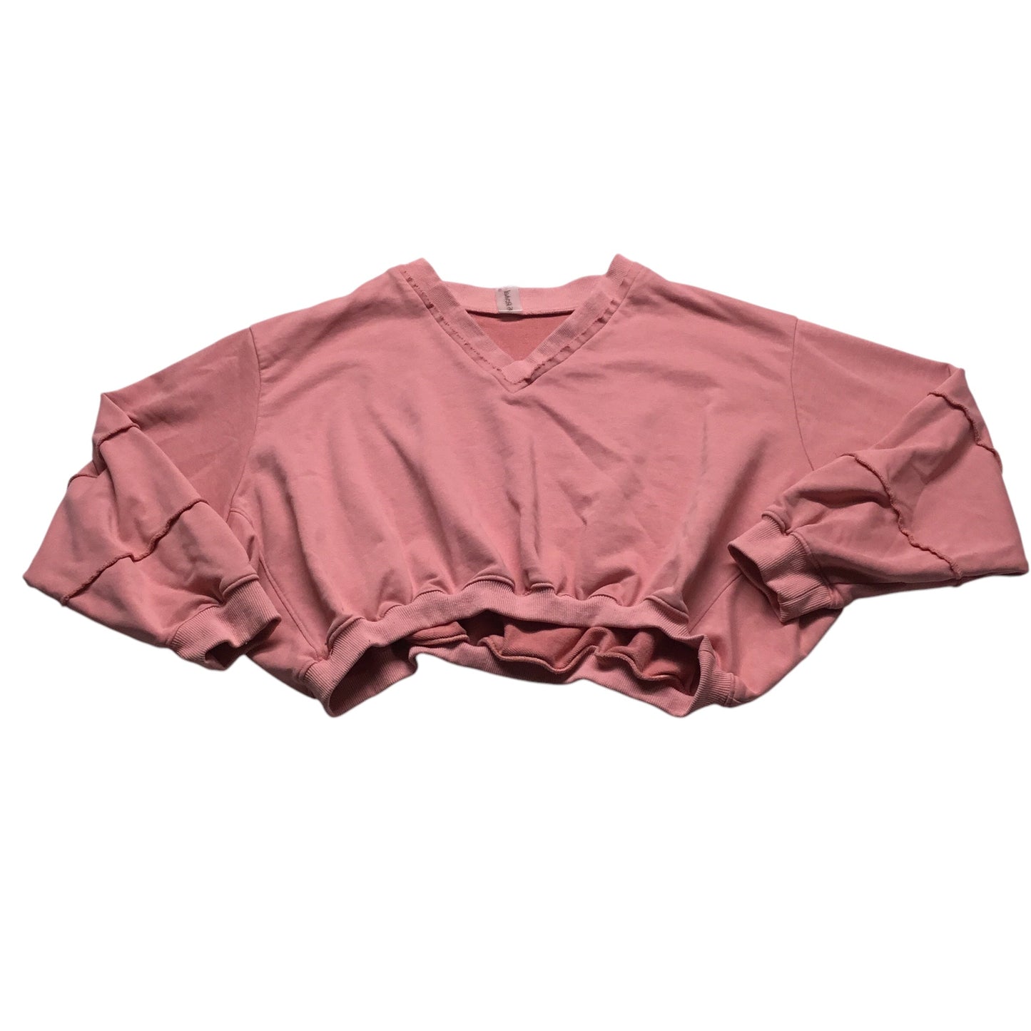 Sweatshirt Crewneck By Clothes Mentor In Pink, Size: L