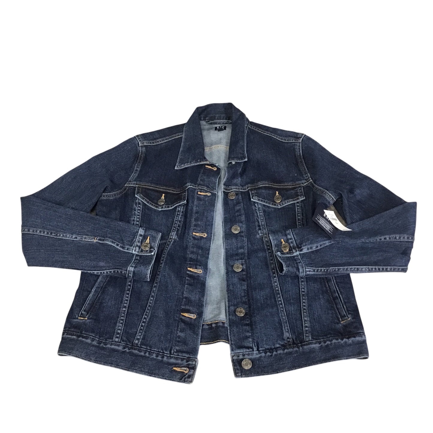 Jacket Denim By Gap In Blue Denim, Size: M