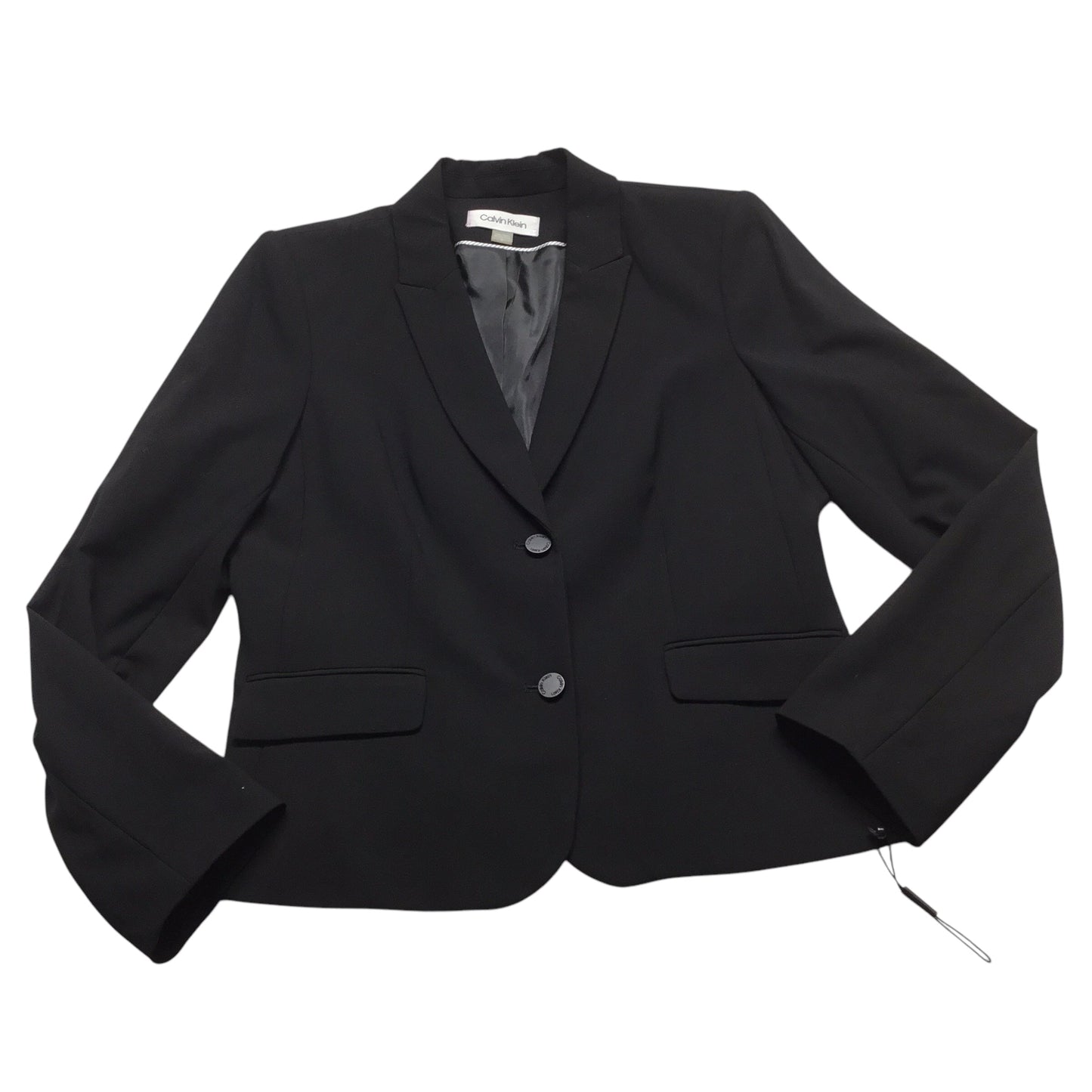 Blazer By Calvin Klein In Black, Size: 12