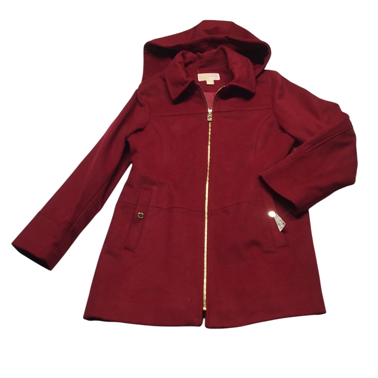 Coat Peacoat By Michael By Michael Kors In Red, Size: L