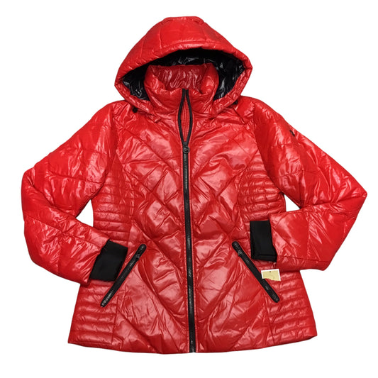 Coat Puffer & Quilted By Michael By Michael Kors In Red, Size: L