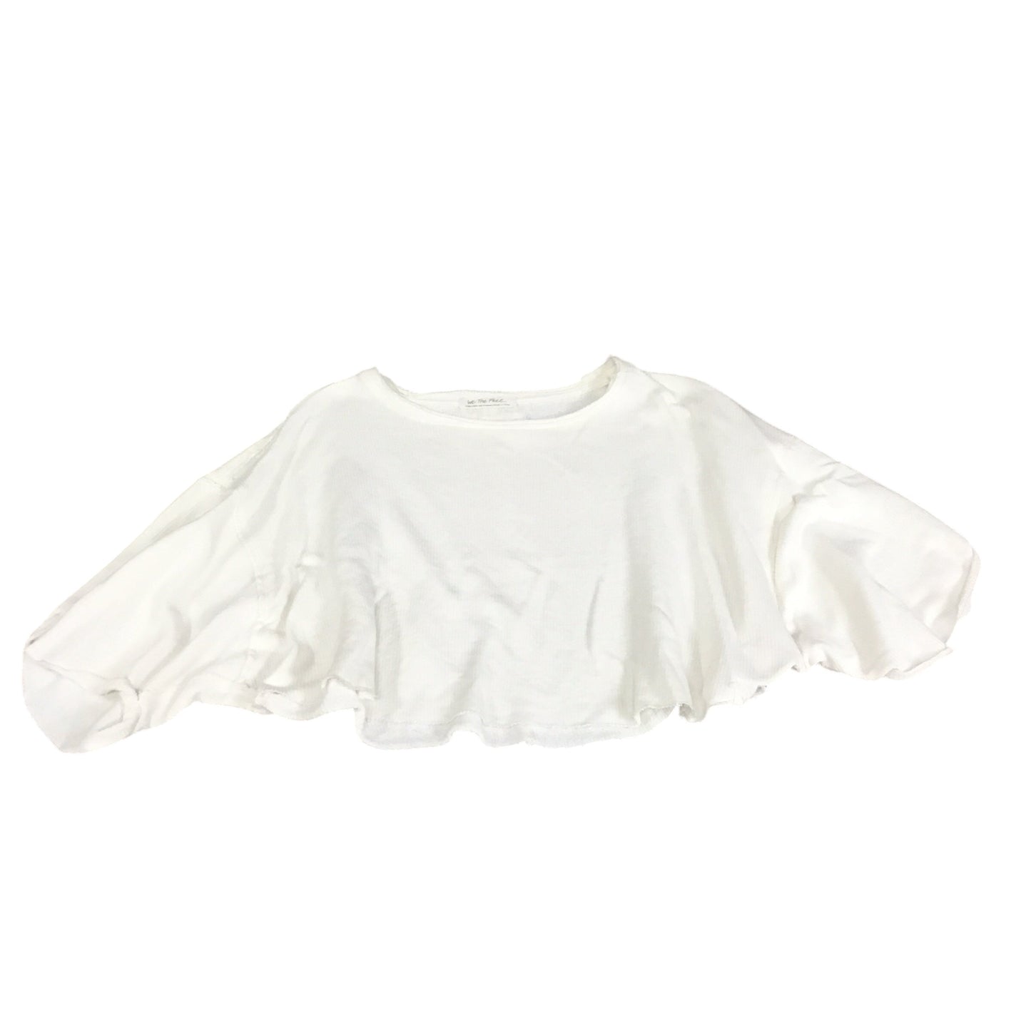 Top Short Sleeve By Free People In Cream, Size: Xl