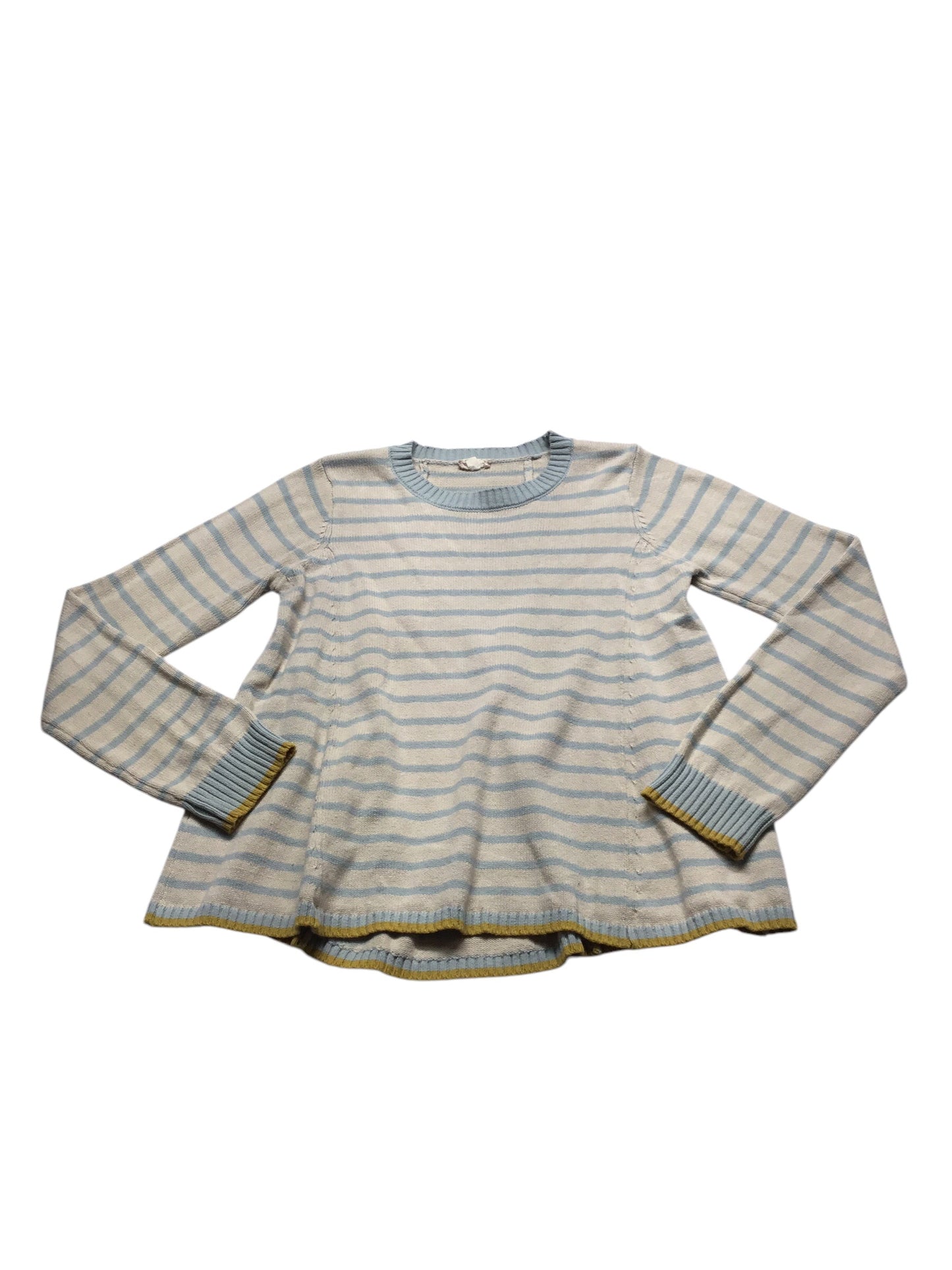 Sweater By Hem & Thread In Blue & Tan, Size: M