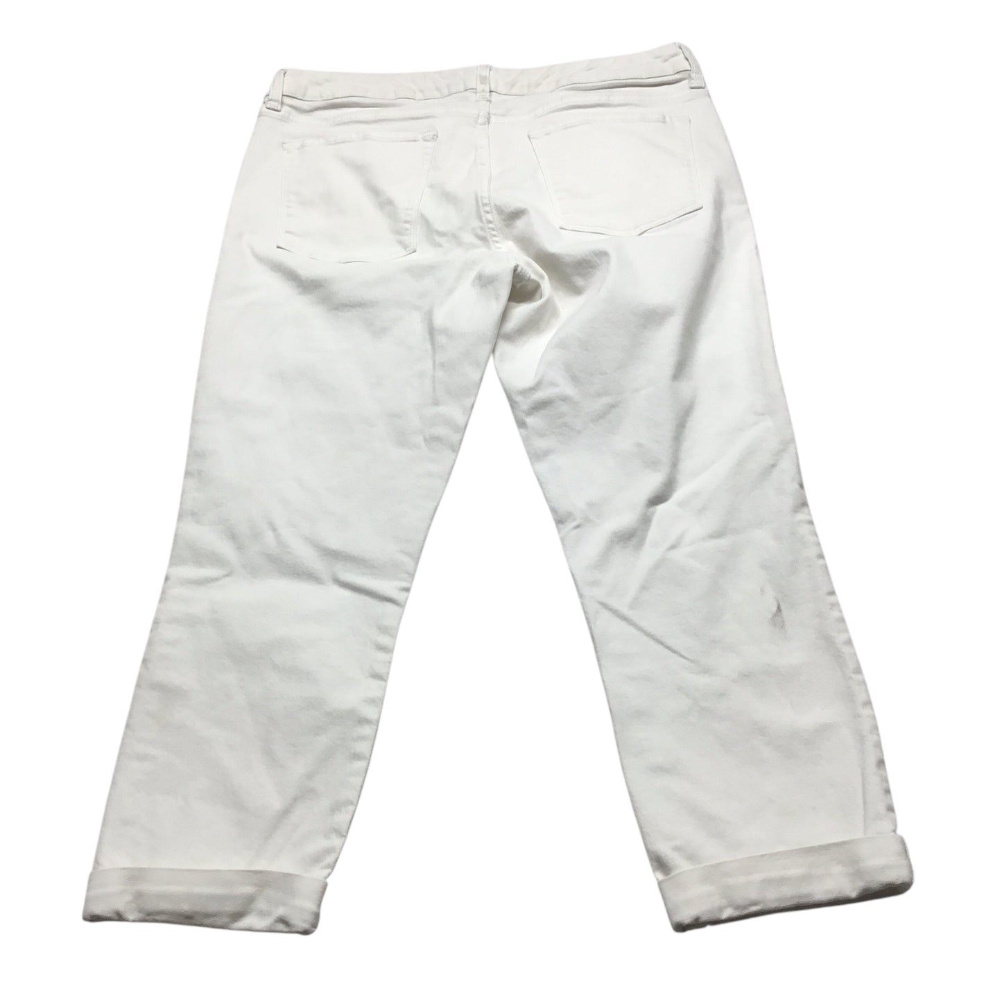 Capris By Banana Republic In White, Size: 12