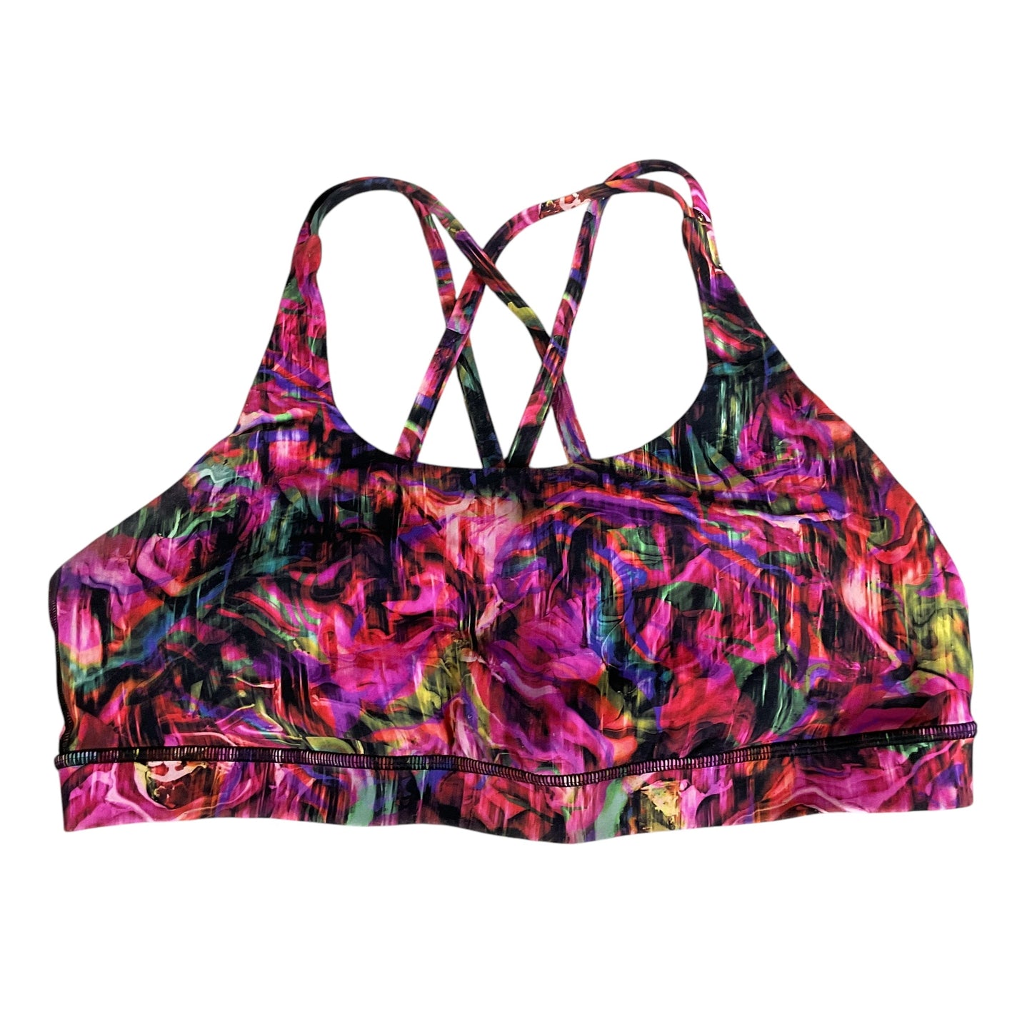 Athletic Bra By Lululemon In Multi-colored, Size: 12