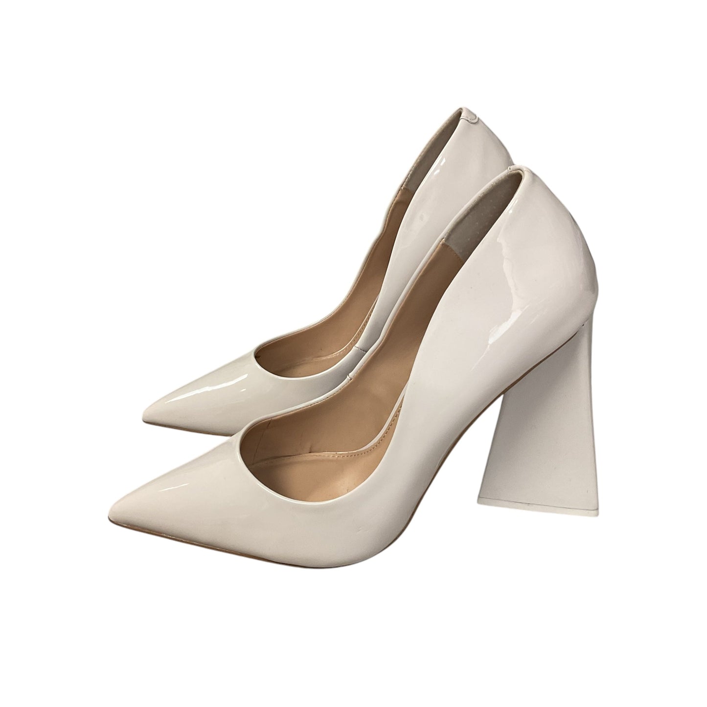 Shoes Heels Block By Steve Madden In Cream, Size: 8.5