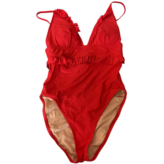 Swimsuit By J. Crew In Red, Size: 6