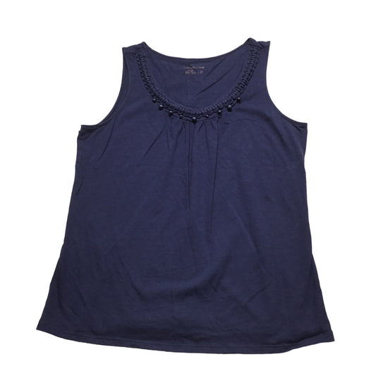 Top Sleeveless By Coldwater Creek In Blue, Size: M