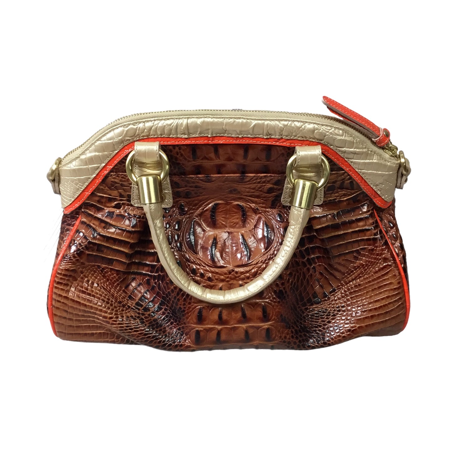 Handbag Designer By Brahmin, Size: Medium