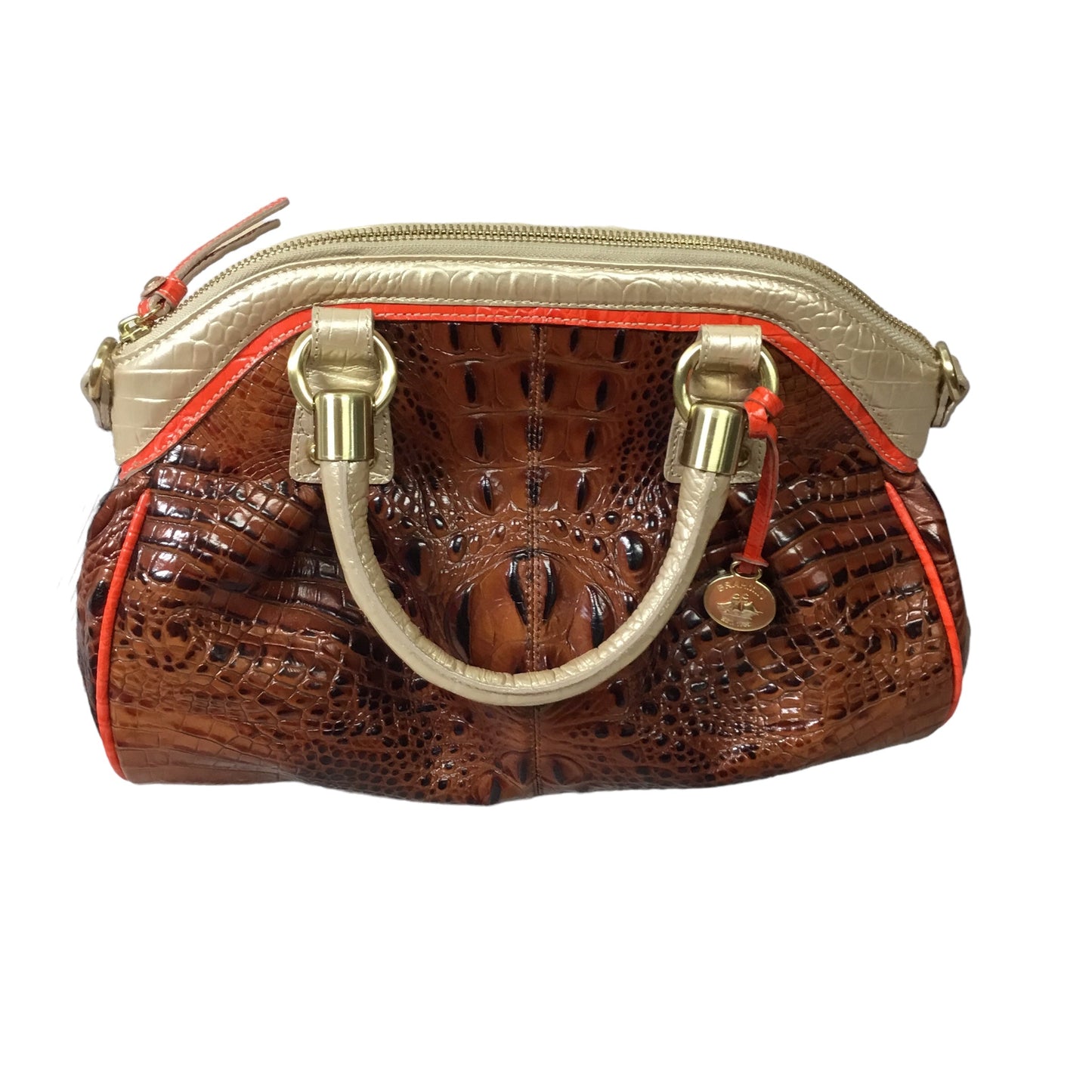 Handbag Designer By Brahmin, Size: Medium