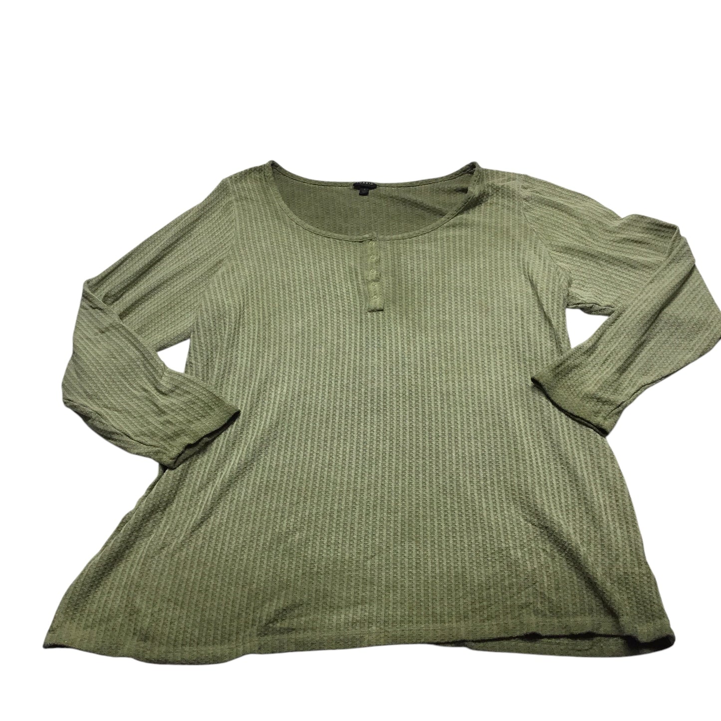 Top 3/4 Sleeve By Torrid In Green, Size: 4x