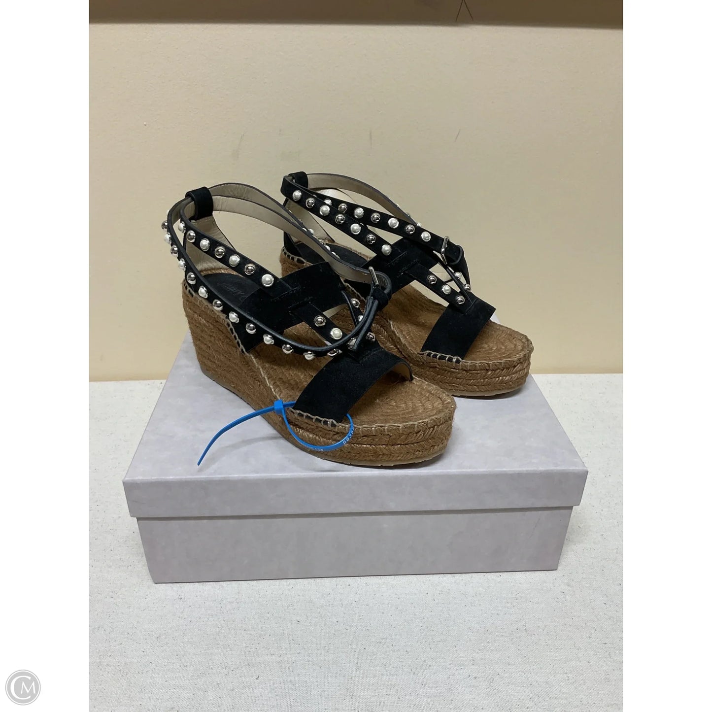 Shoes Luxury Designer By Jimmy Choo In Black, Size: 6.5
