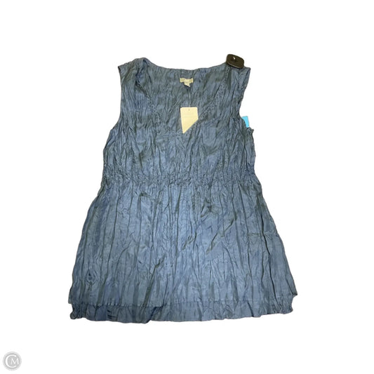 Top Sleeveless By J. Jill In Blue, Size: Sp
