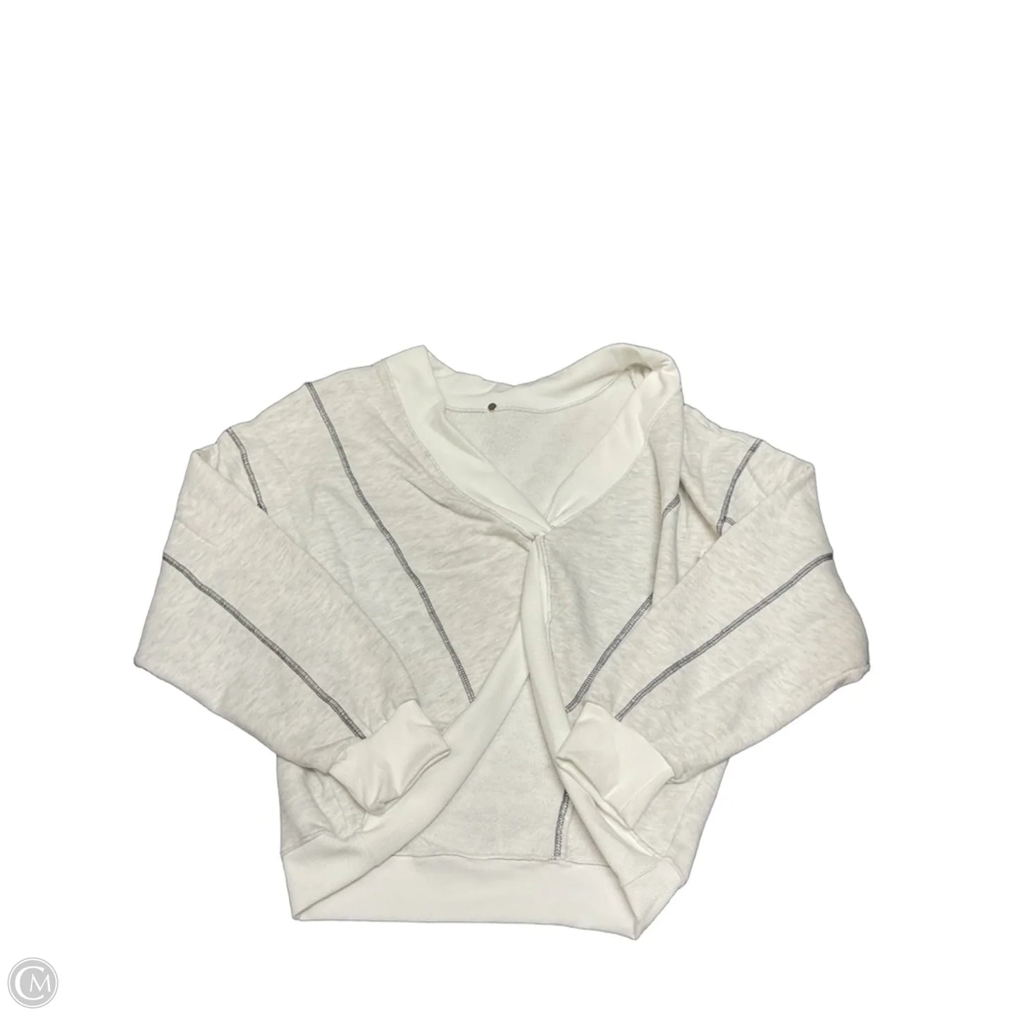 Sweatshirt Crewneck By Bucketlist In Grey, Size: M