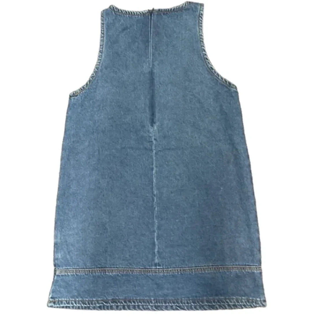Dress Casual Short By Pink Lily In Blue Denim, Size: M