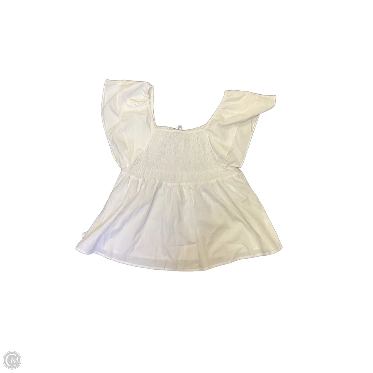 Top Short Sleeve By Umgee In White, Size: L